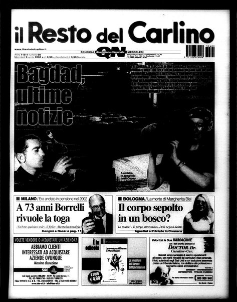 Il Resto del Carlino : giornale dell'Emilia